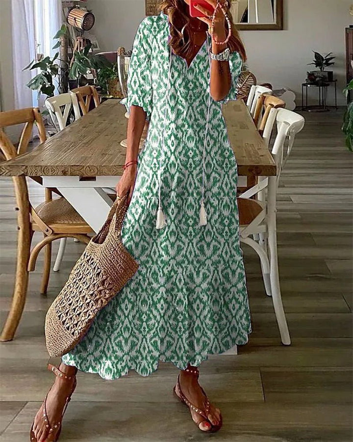 LUNA | EASY BOHO MIDI DRESS