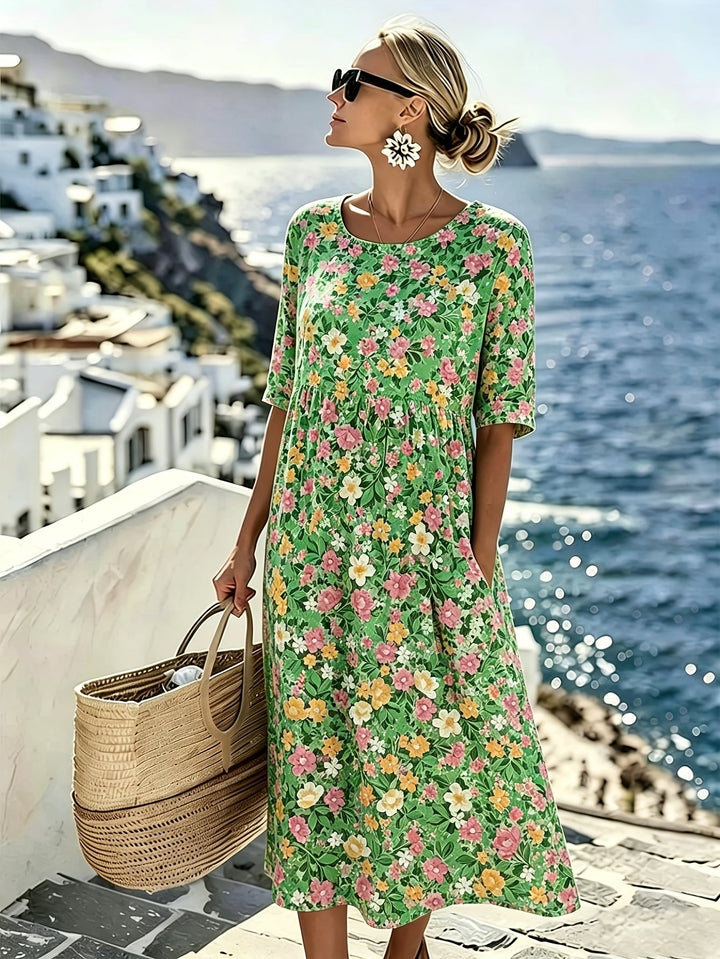 Grace - Elegant Floral Summer Dress