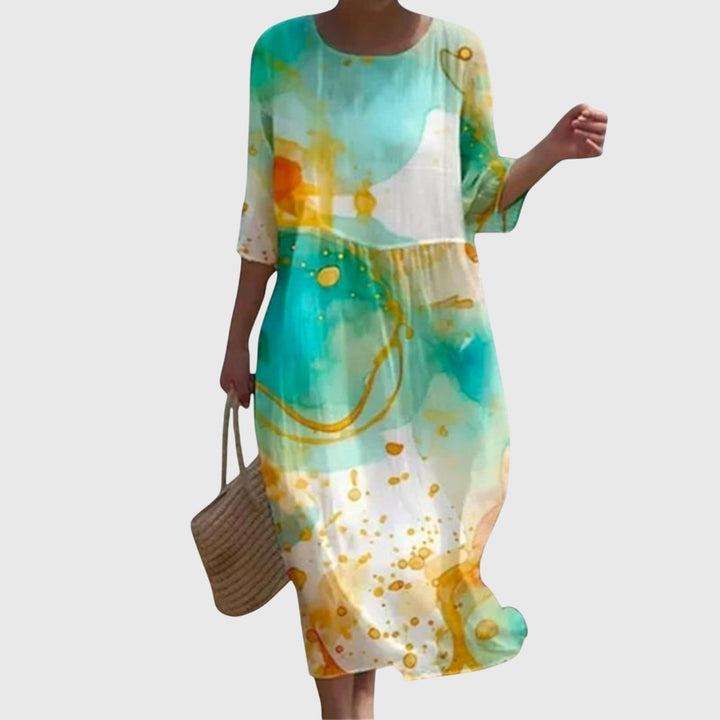 Hayley™ | Elegant Floral Maxi Dress