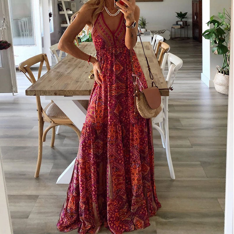 Gweneth - Boho Sleeveless Dress