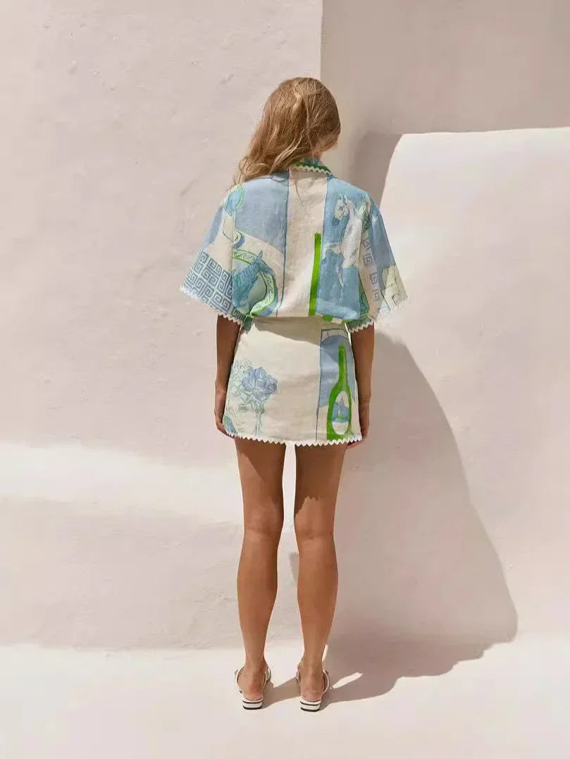 Solene - Chic Patchwork Set