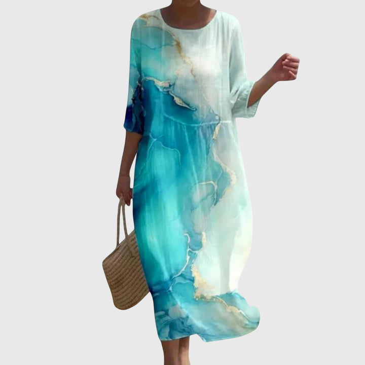 Hayley™ | Elegant Floral Maxi Dress