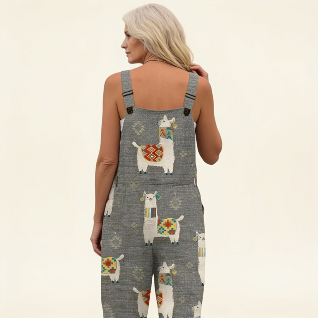 Sienna | Grey Boho Llamas