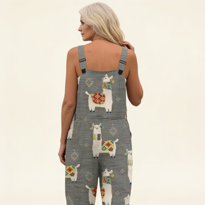 Sienna | Grey Boho Llamas
