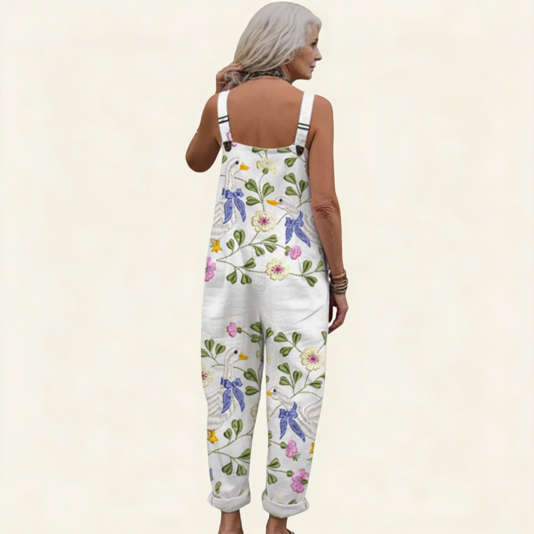 Zara | Delicate Floral Swans