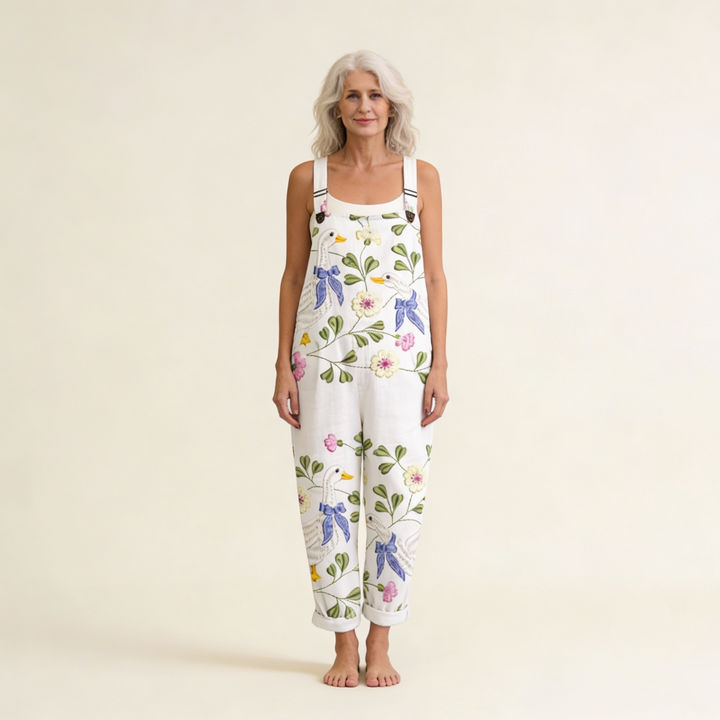 Zara | Delicate Floral Swans