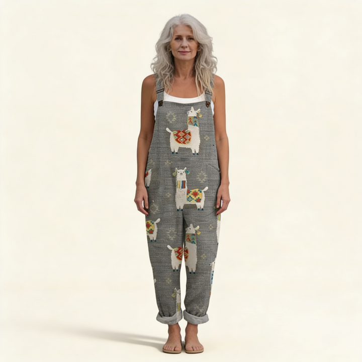 Sienna | Grey Boho Llamas
