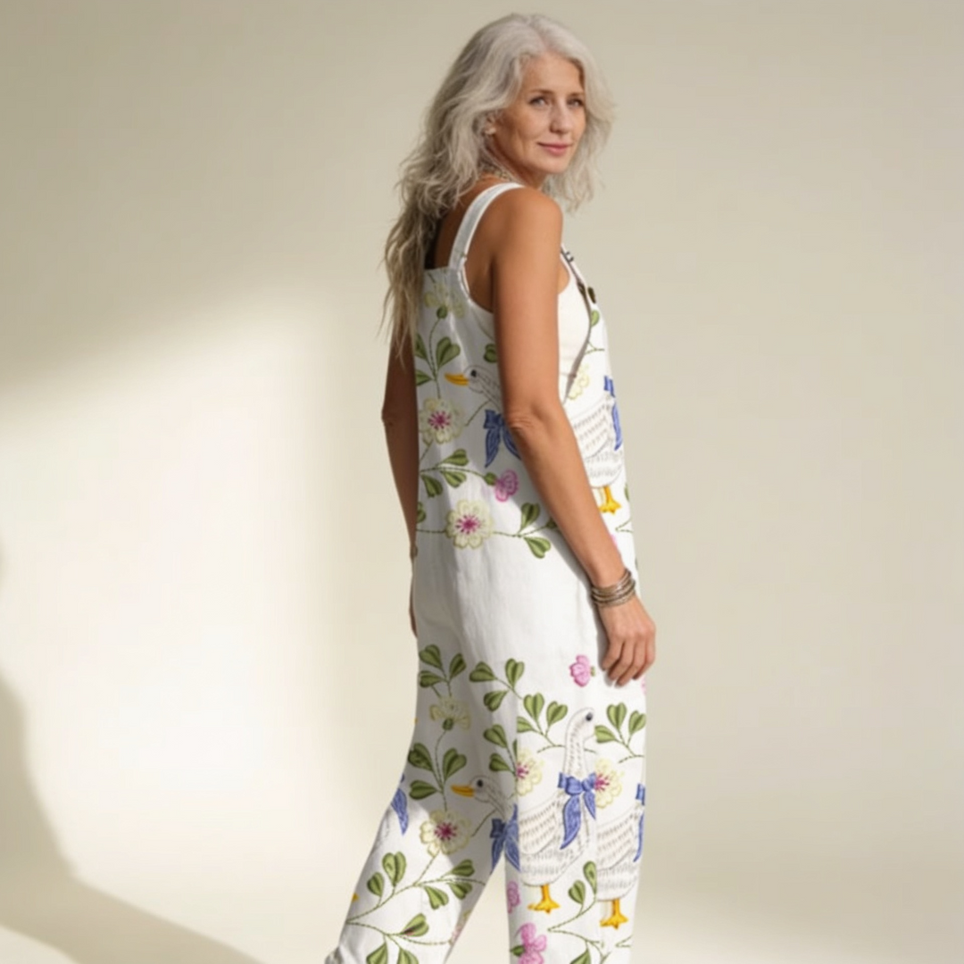 Zara | Delicate Floral Swans
